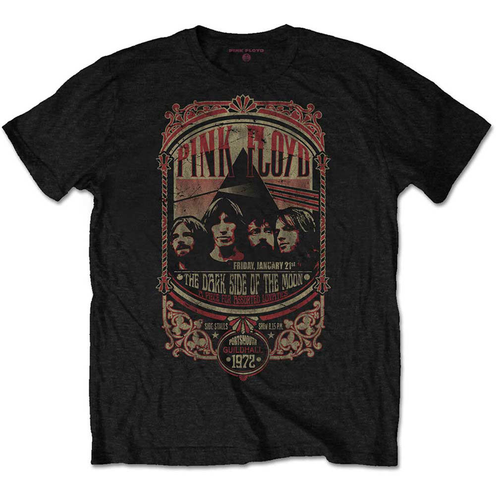Pink Floyd Portsmouth 1972 Slim Fit T-shirt Front