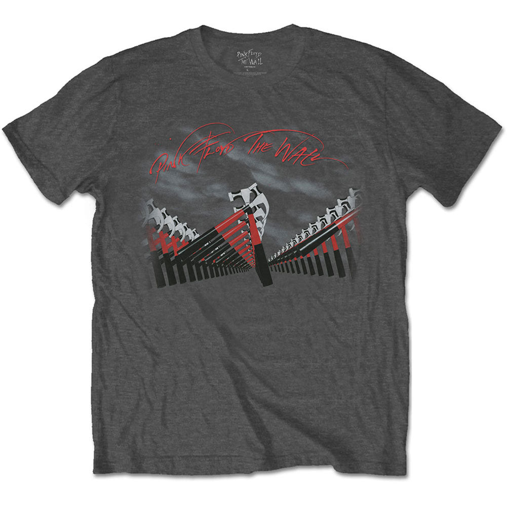Pink Floyd The Wall Marching Hammers Slim Fit T-shirt Front