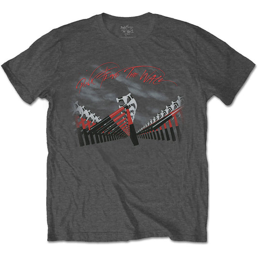 Pink Floyd The Wall Marching Hammers Slim Fit T-shirt Front