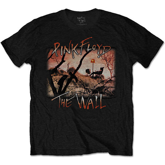 Pink Floyd The Wall Meadow with Back Print Slim Fit T-shirt Front