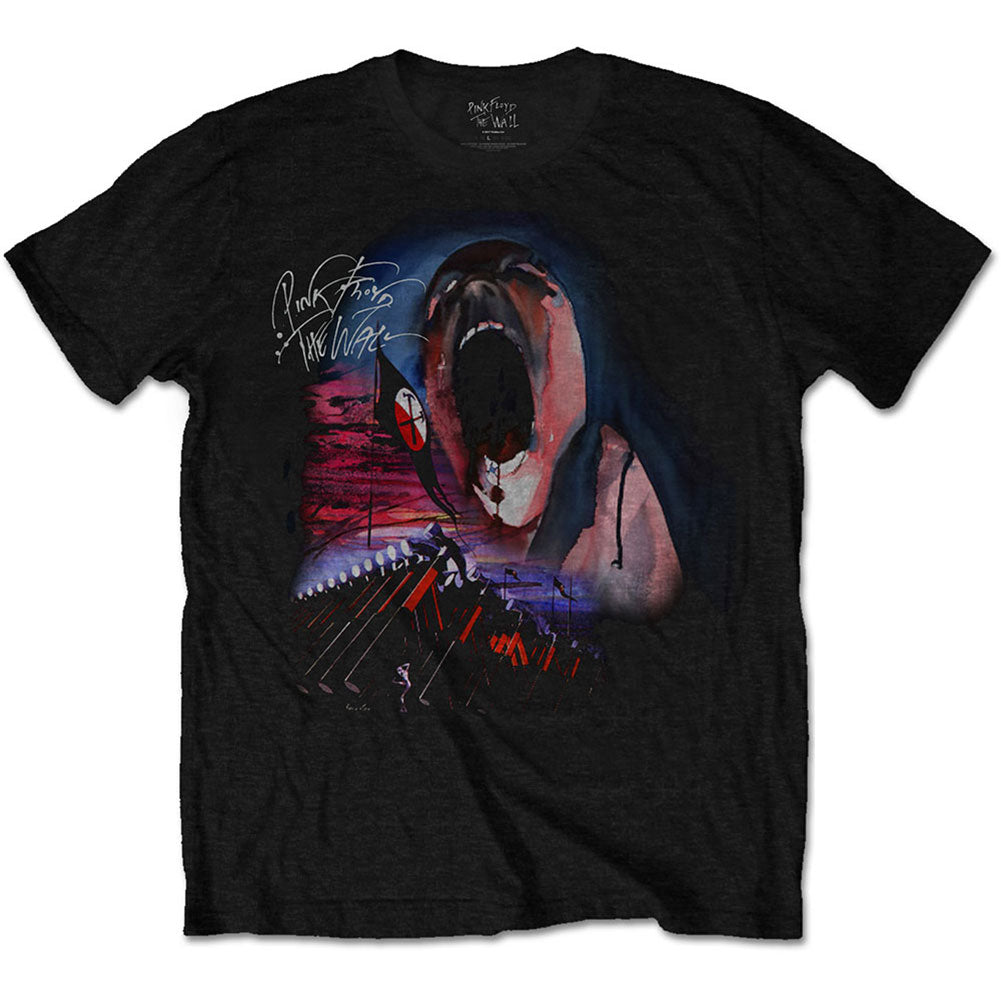 Pink Floyd The Wall Scream & Hammers Slim Fit T-shirt Front