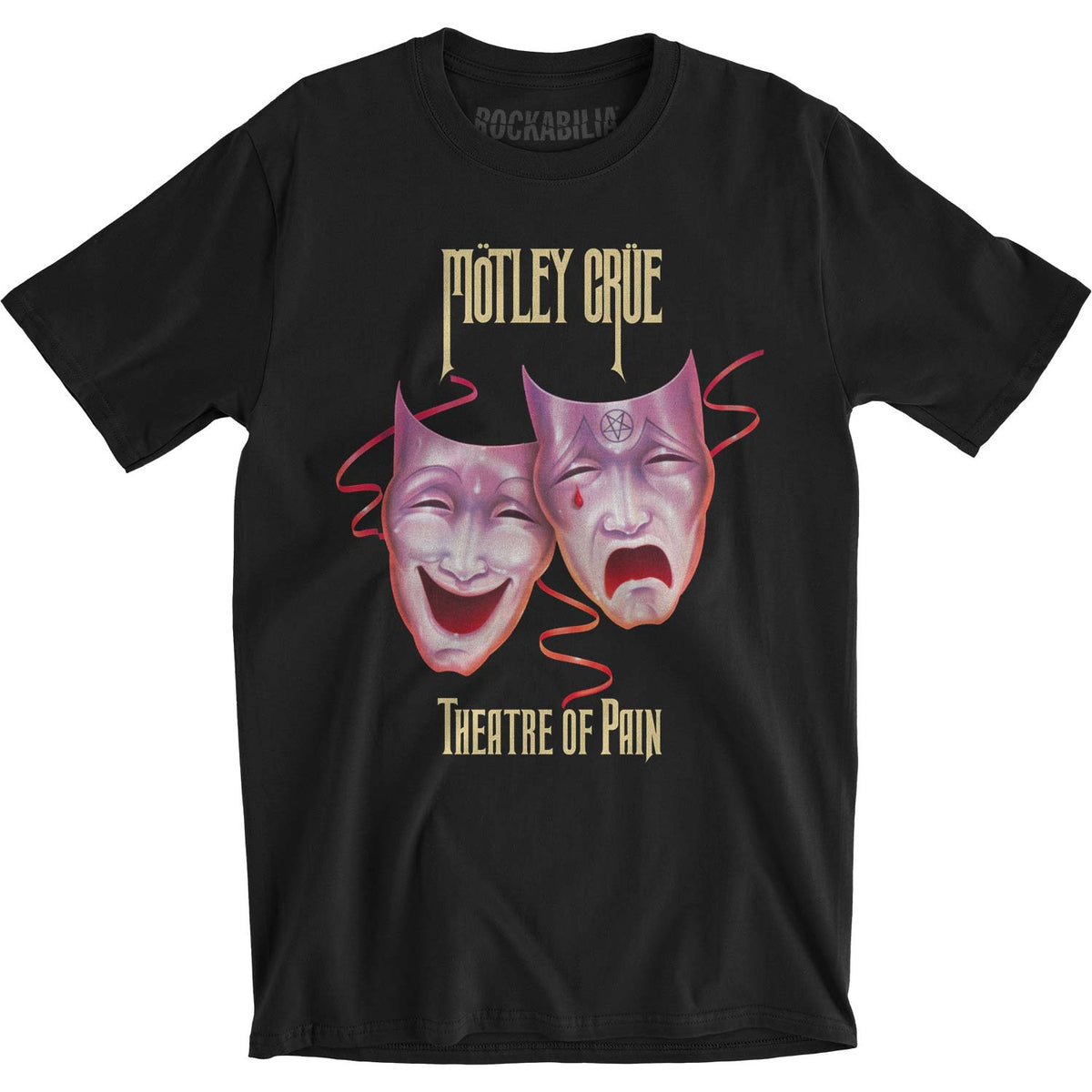 Motley Crue Theatre of Pain Slim Fit T-shirt Front