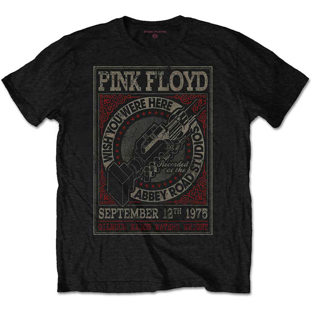 Pink Floyd WYWH Abbey Road Studios Slim Fit T-shirt Front