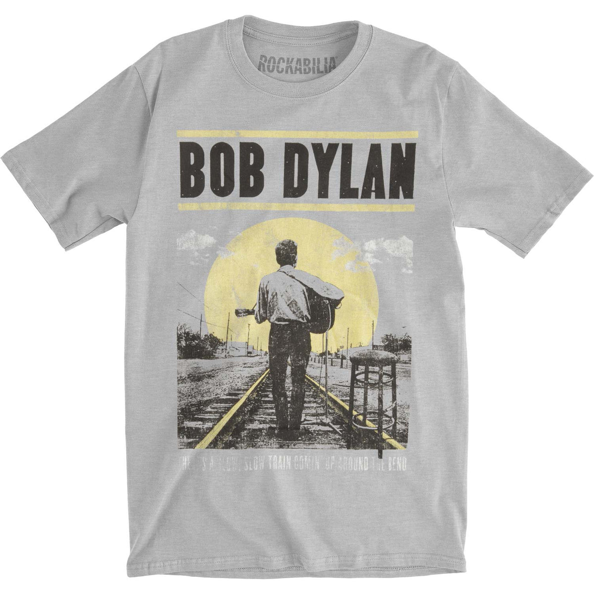 Bob Dylan Slow Train Slim Fit T-shirt Front