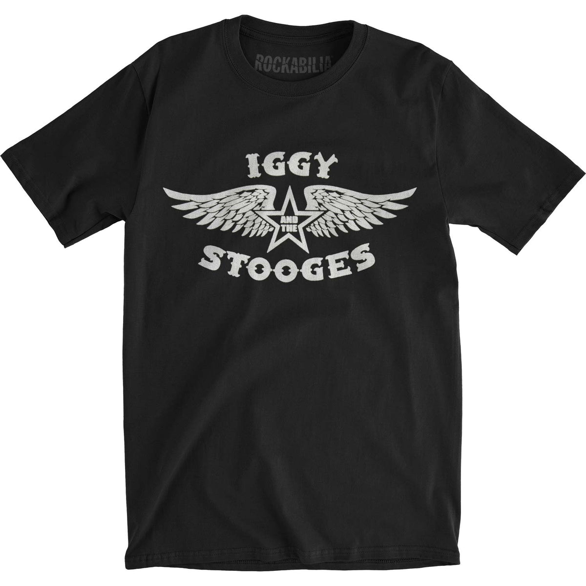 Stooges Iggy Pop Wings Slim Fit T-shirt Front