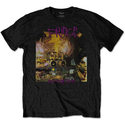 Prince Sign O The Times Album Slim Fit T-shirt Front