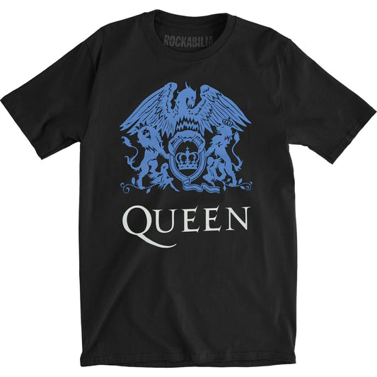 Queen Blue Crest Slim Fit T-shirt Front