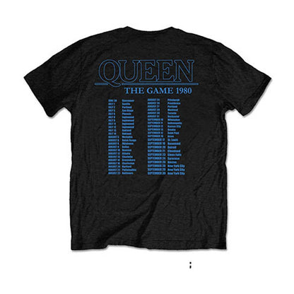 Queen The Game Tour (Back Print) Slim Fit T-shirt Back