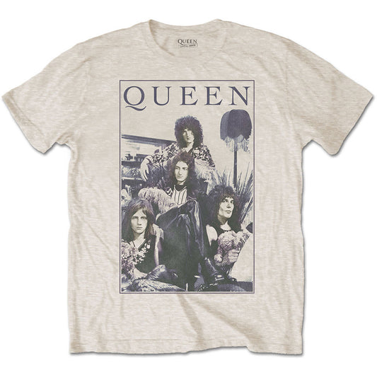 Queen Vintage Frame Slim Fit T-shirt Front