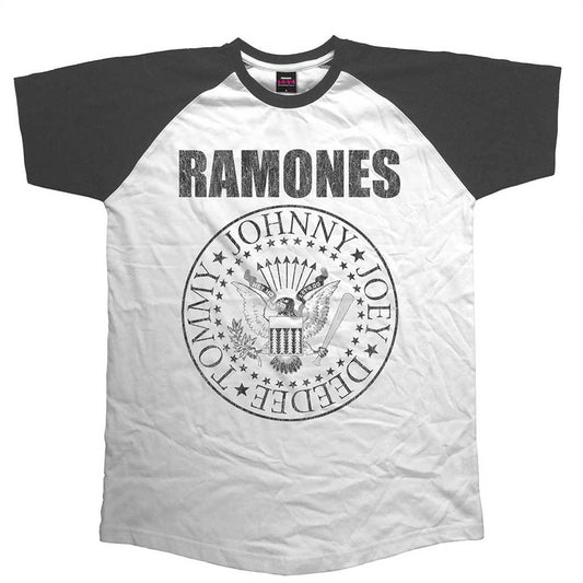 Ramones Presidential Seal Raglan Short Sleeve Front