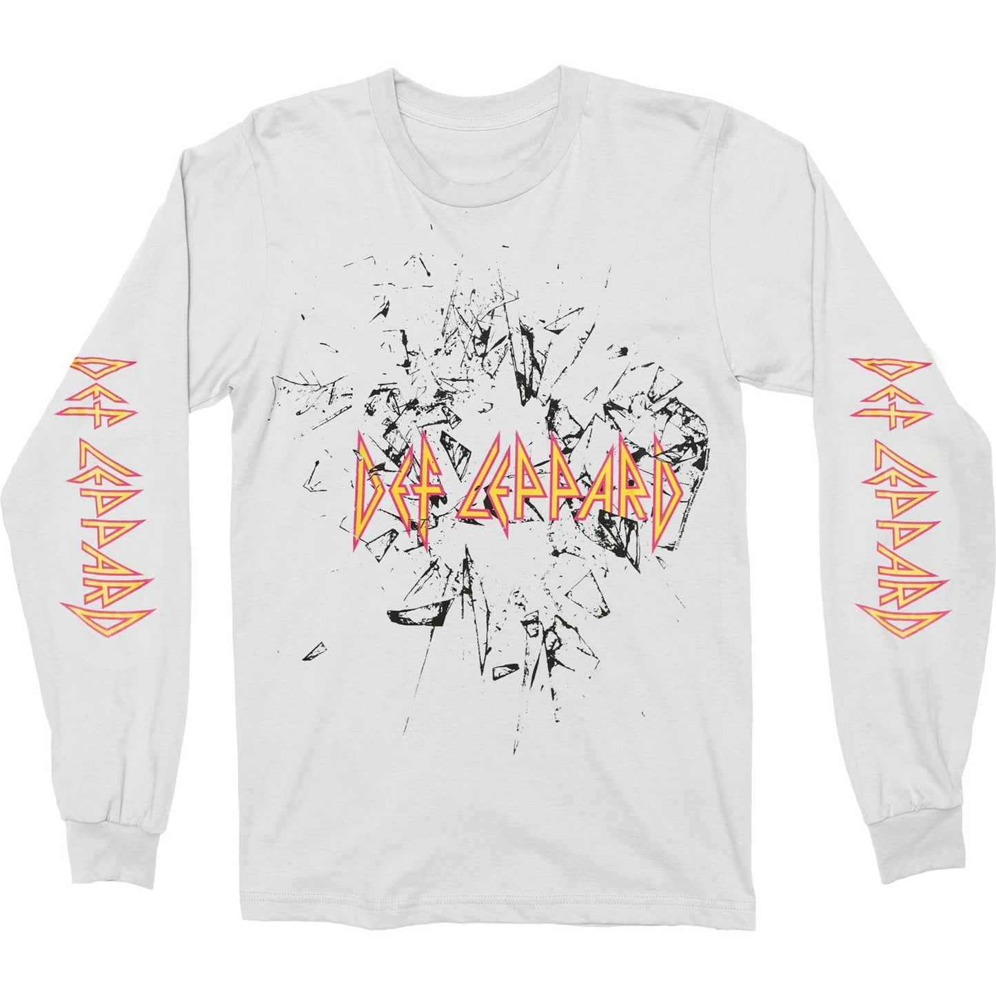 Def Leppard Shatter LS Long Sleeve Front