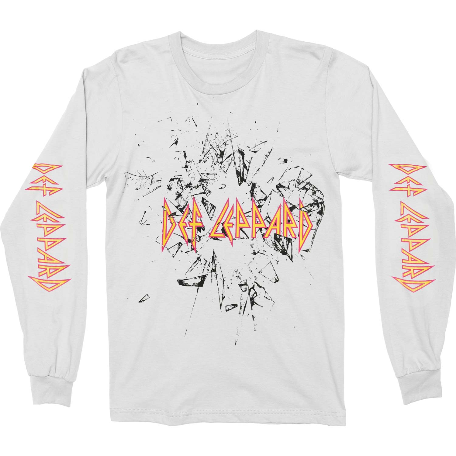 Def Leppard Shatter LS Long Sleeve Front