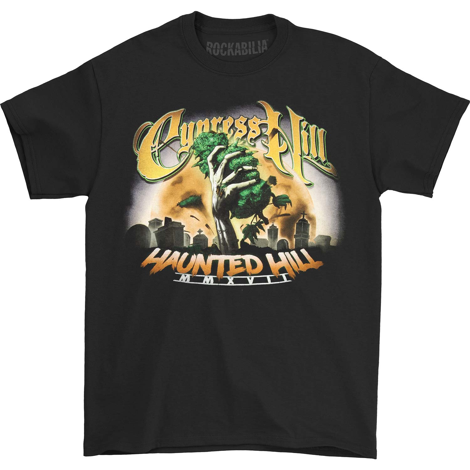 Cypress Hill Haunted Hill Tour 2017 T-shirt Front