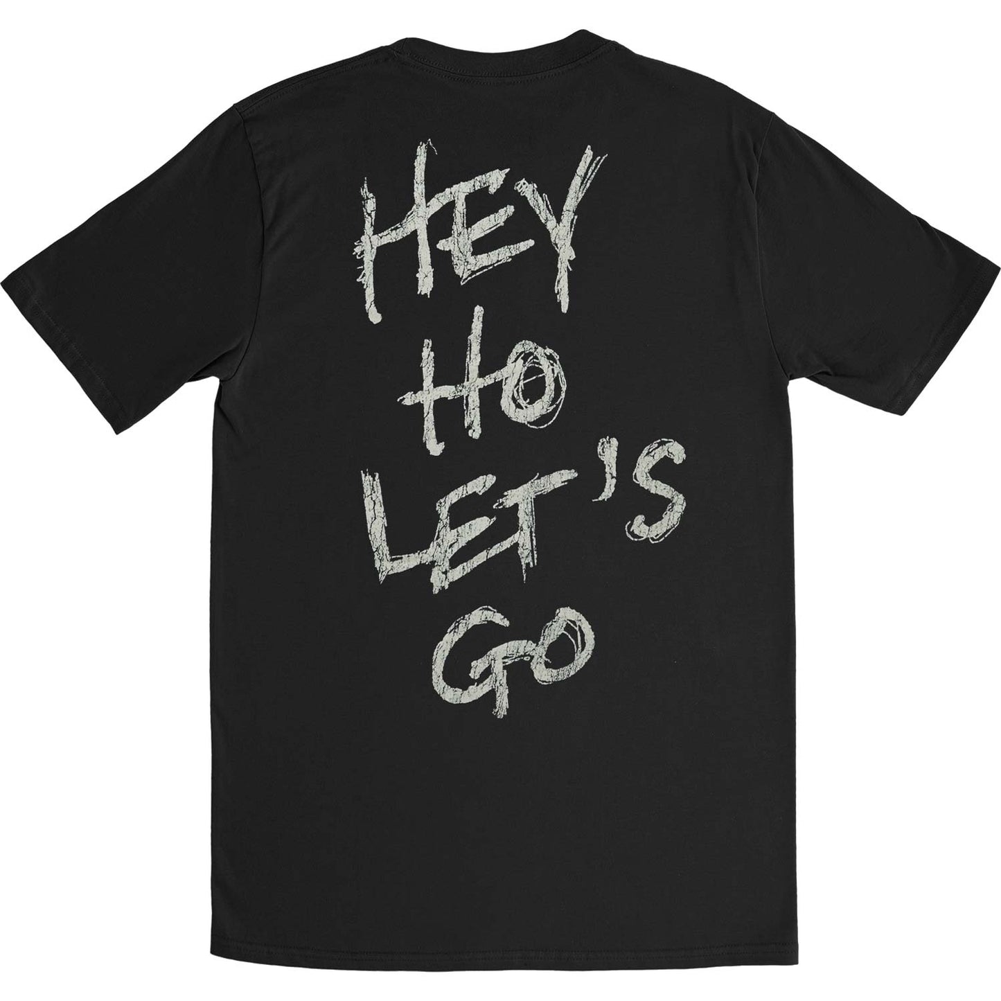 Ramones Seal Hey Ho (Back Print) Slim Fit T-shirt Back