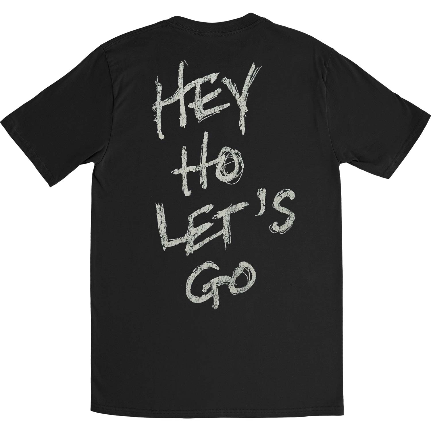 Ramones Seal Hey Ho (Back Print) Slim Fit T-shirt Back