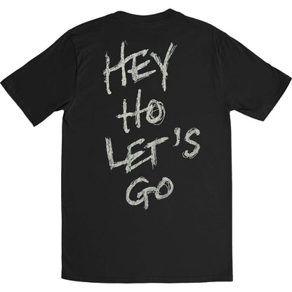 Ramones Seal Hey Ho (Back Print) Slim Fit T-shirt Back