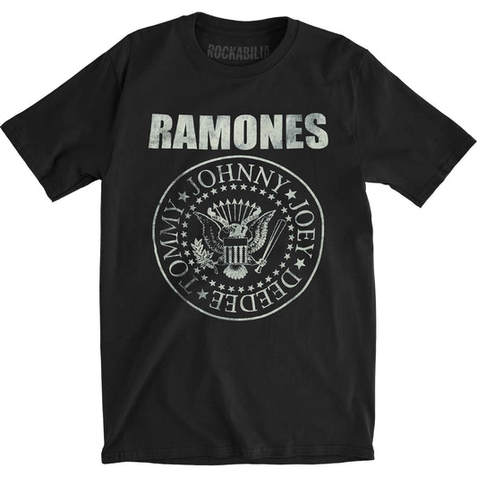 Ramones Seal Hey Ho (Back Print) Slim Fit T-shirt Front