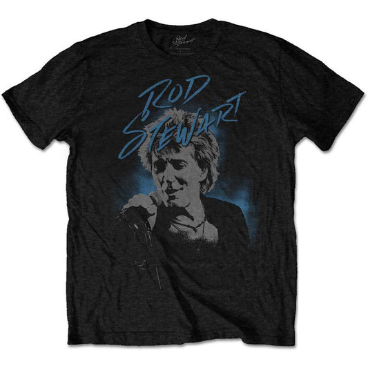 Rod Stewart Scribble Photo Slim Fit T-shirt Front