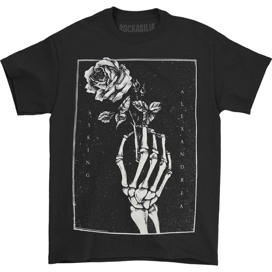Asking Alexandria Skeleton Rose T-shirt Front