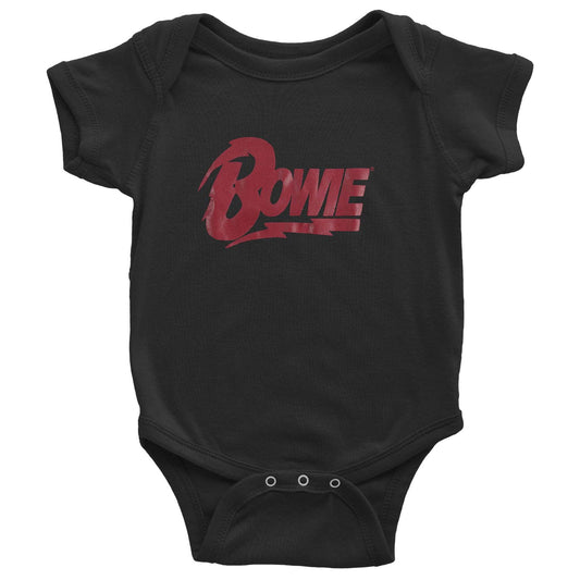 David Bowie Logo Creeper Bodysuit Front