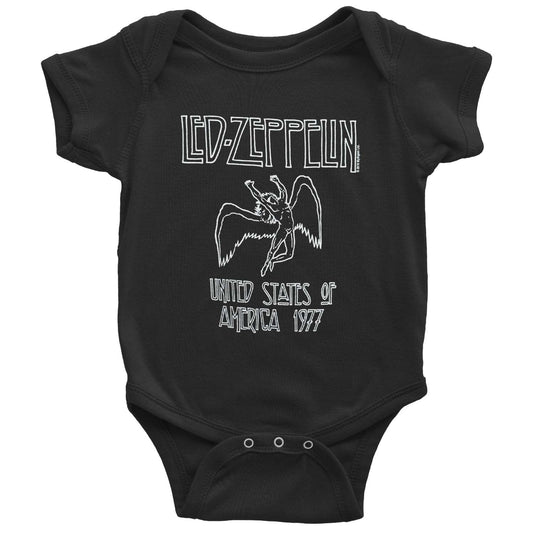 Led Zeppelin USA 1977 Creeper Bodysuit Front
