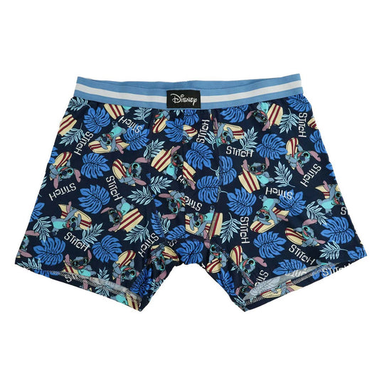 Lilo & Stitch Surf Leaf Toss Boxer Brief Underwear Front