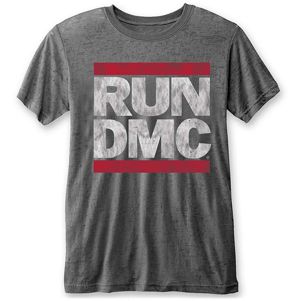 Run DMC DMC Logo (Burn Out) Slim Fit T-shirt Front