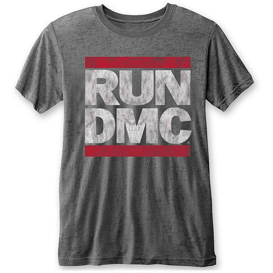 Run DMC DMC Logo (Burn Out) Slim Fit T-shirt Front