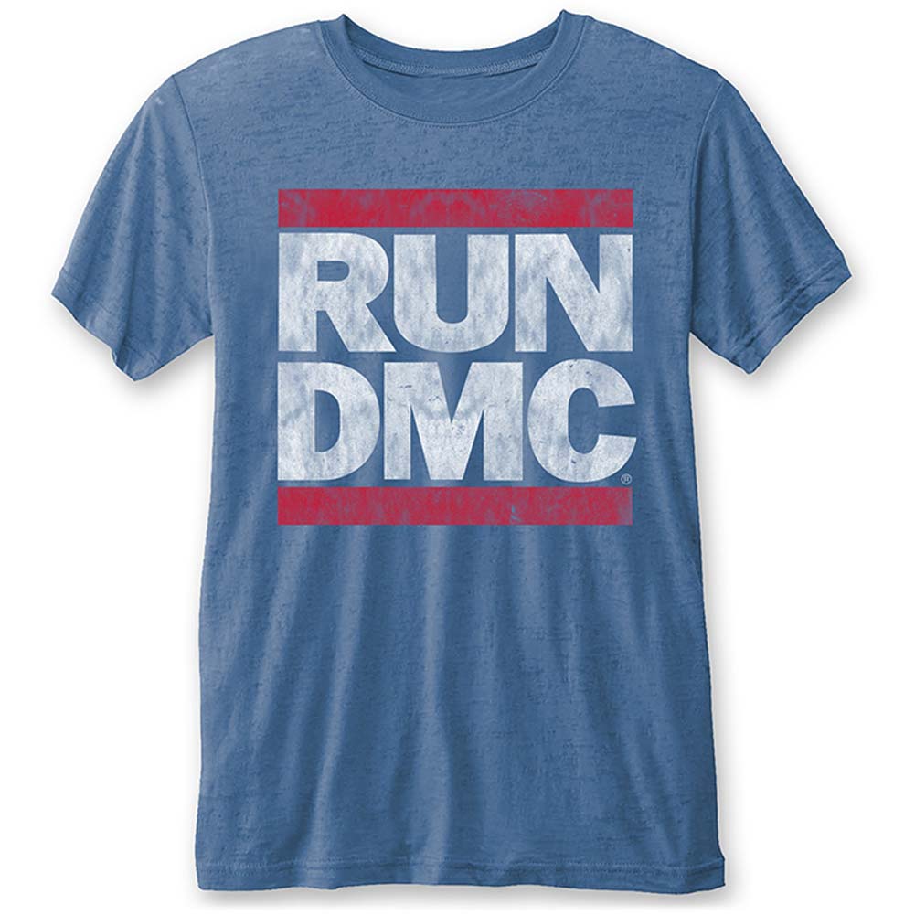Run DMC Vintage Logo (Burn Out) Slim Fit T-shirt Front