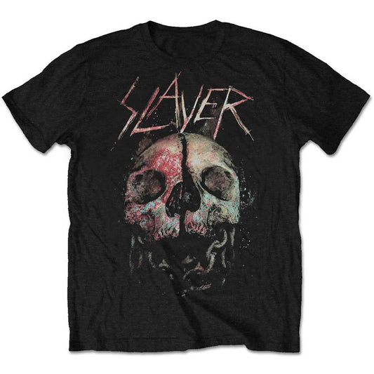 Slayer Cleaved Skull Slim Fit T-shirt Front
