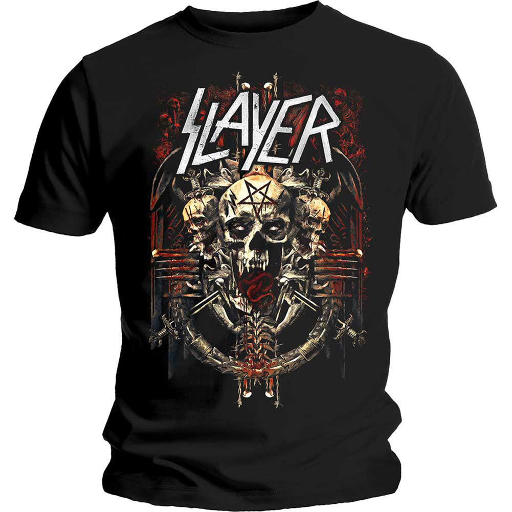 Slayer Demonic Admat Slim Fit T-shirt Front