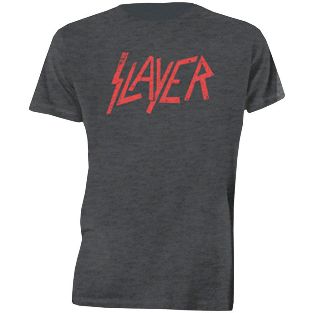Slayer Distressed Logo T-shirt Front