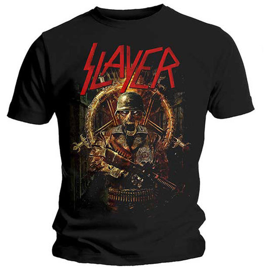 Slayer Hard Cover Comic Book (Back Print) Slim Fit T-shirt Front