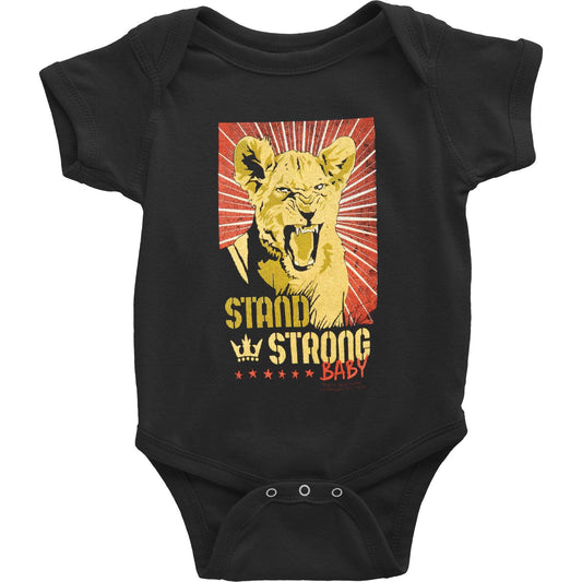 Rasta Strong Baby Bodysuit Front