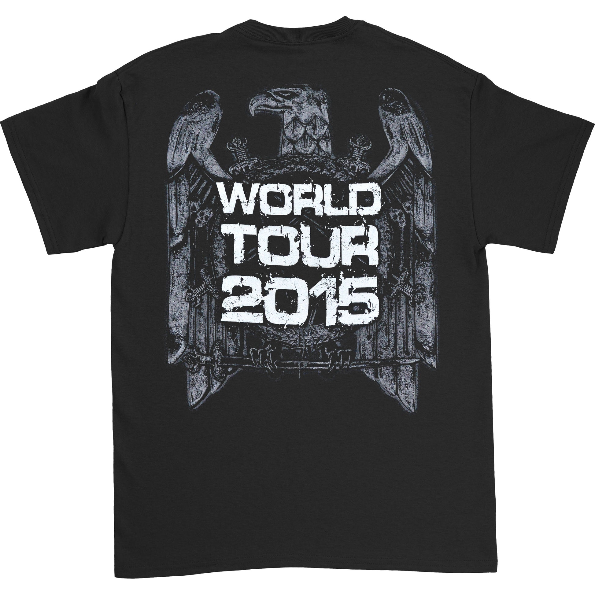 Slayer Nation 2014 Dates (Ex-Tour with Back Print) Slim Fit T-shirt Back