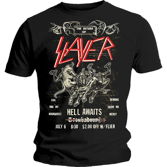Slayer Vintage Flyer Slim Fit T-shirt Front