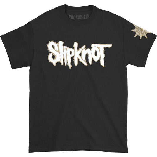 Slipknot Logo Star with Snow Wash Finishing Vintage T-shirt Front