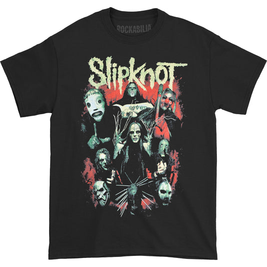 Slipknot Come Play Dying (Back Print) Slim Fit T-shirt Front