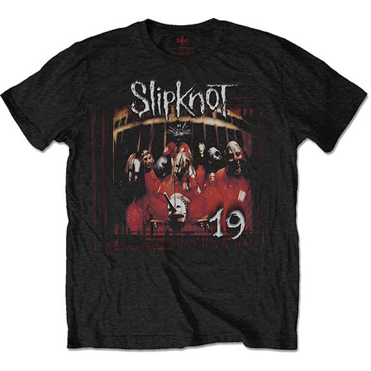 Slipknot Debut Album 19 Years (Back Print) Slim Fit T-shirt Front