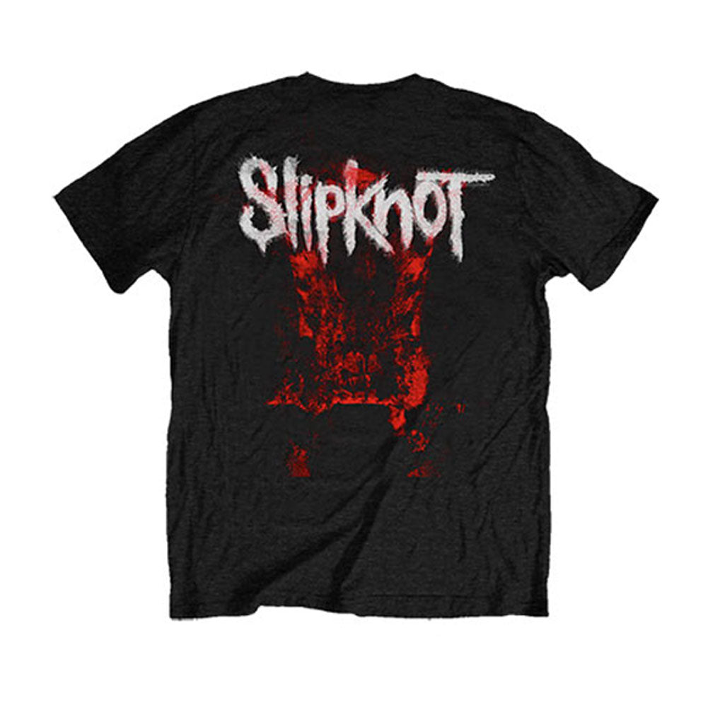 Slipknot Devil Single - Logo Blur (Back Print) Slim Fit T-shirt Back