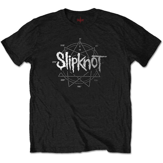 Slipknot Logo Star (Diamante) Slim Fit T-shirt Front