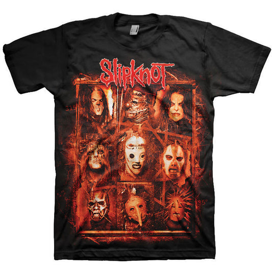 Slipknot Rusty Face (Back Print) T-shirt Front
