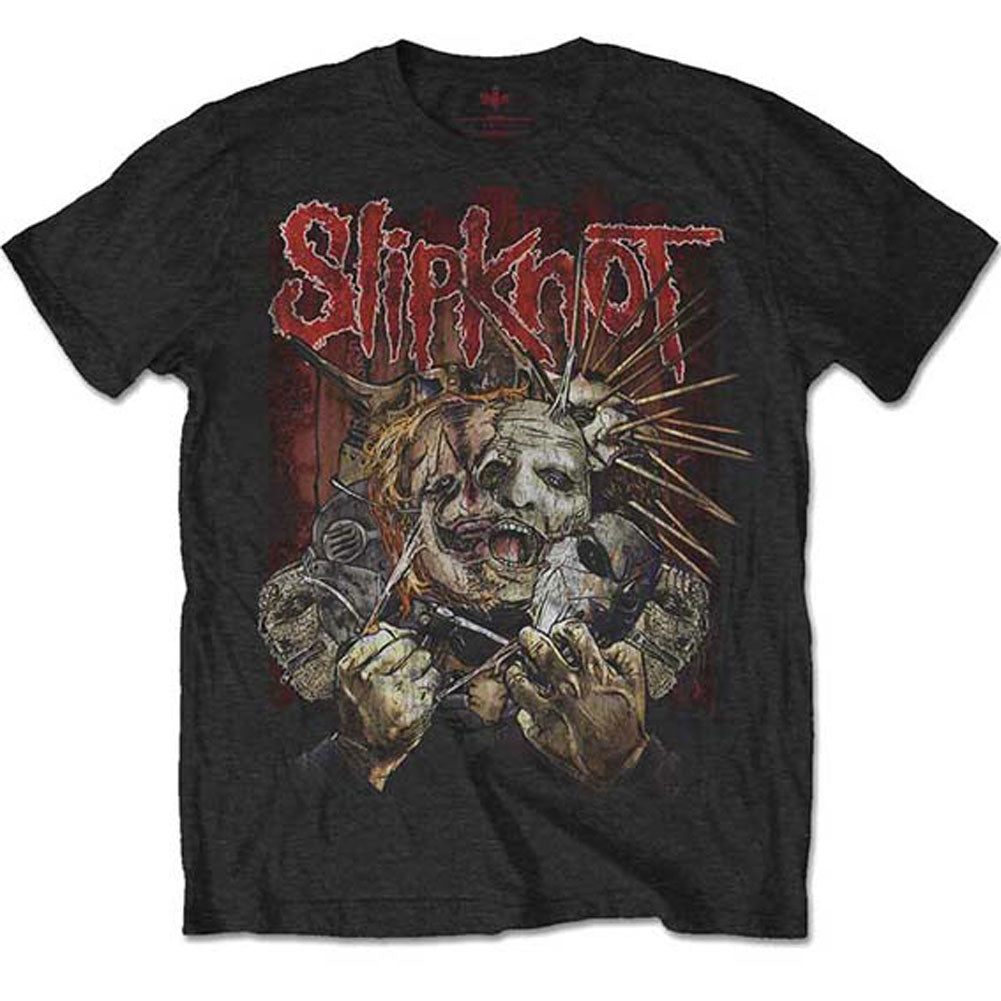 Slipknot Torn Apart (Back Print) Slim Fit T-shirt Front