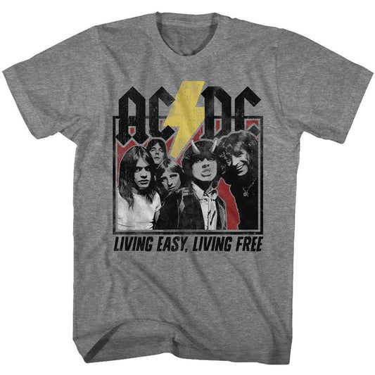 AC/DC Hwy2hell Lyrics T-shirt Front