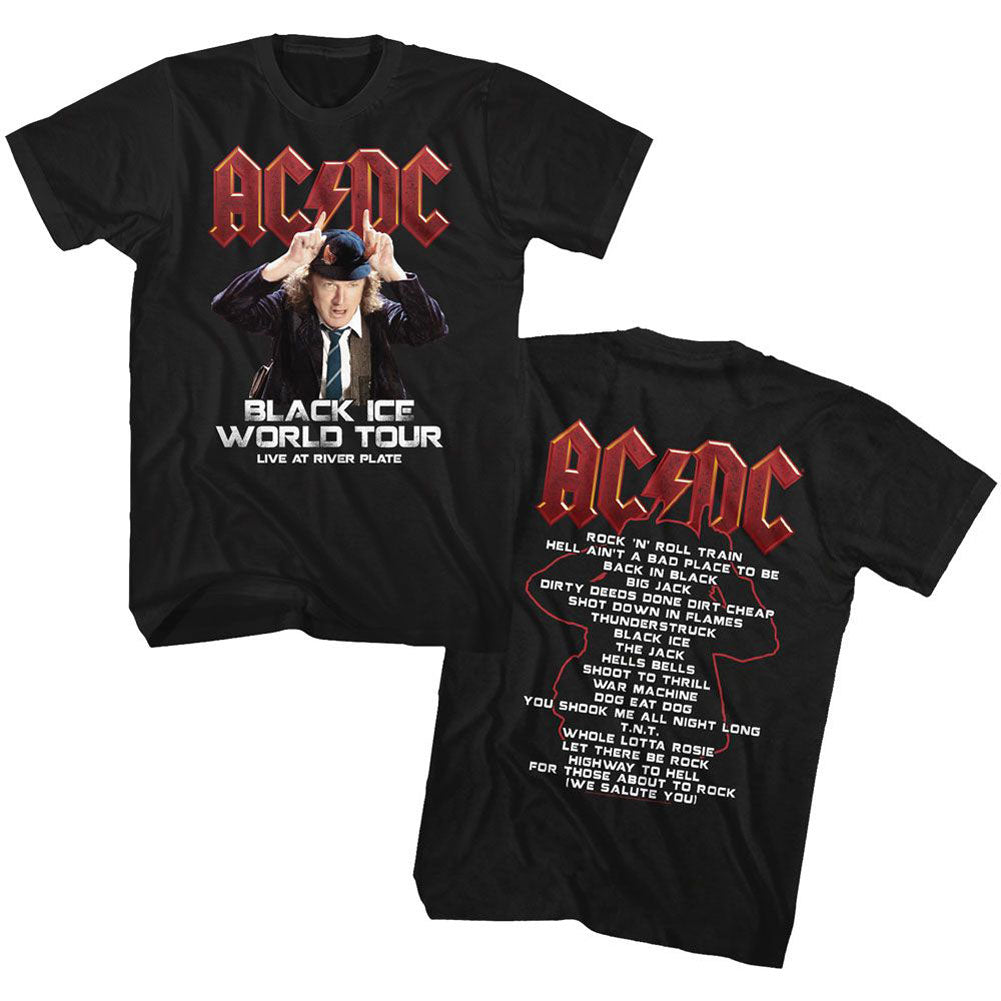 AC/DC Black Ice Tour T-shirt Front