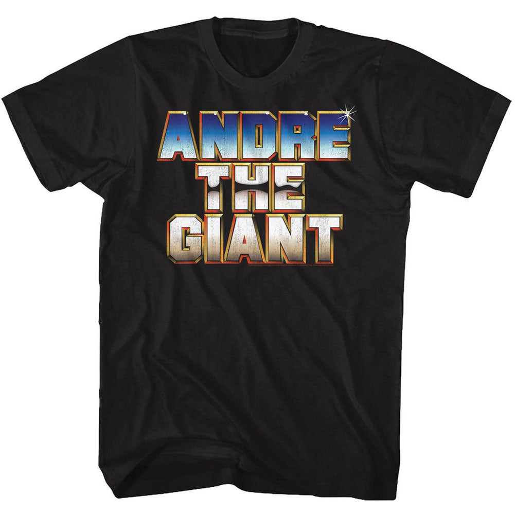 Andre The Giant Chrome T-shirt Front
