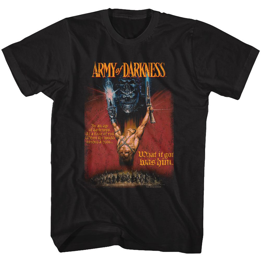 Army Of Darkness Aod Poster T-shirt Front