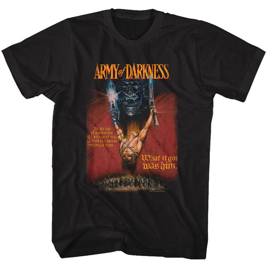 Army Of Darkness Aod Poster T-shirt Front