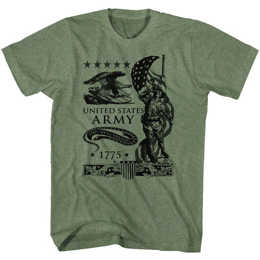 Army This We'll Defend T-shirt Front