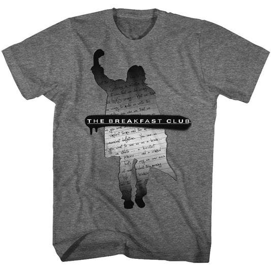 Breakfast Club Silhouette Note T-shirt Front